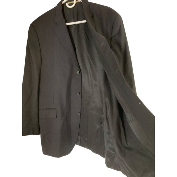 Burberry Mens 44R Blazer 3-Button Single-Breasted Wool Pinstripe USA RP10556 - Picture 7 of 16